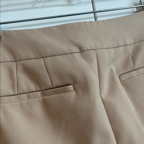 NWOT Talbots Luxe Double Weave Tan Straight Leg Women's Pants Lined, Size 10 - Picture 8 of 13